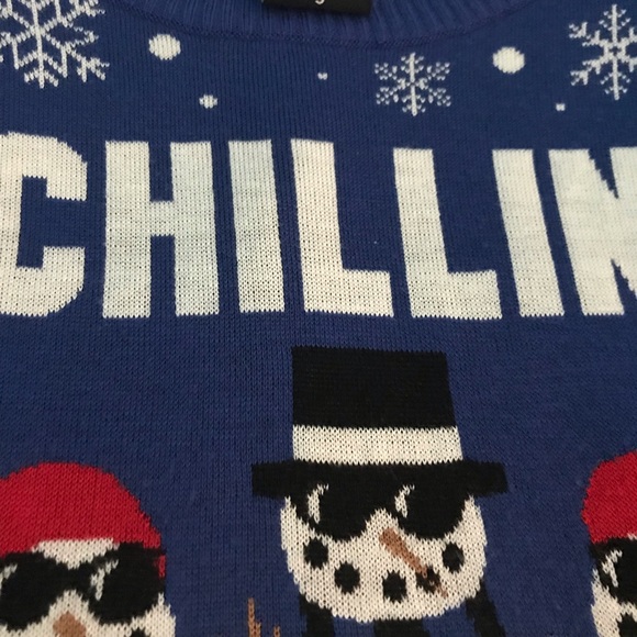 Winter holiday sweater snowman humor:) - Picture 3 of 5